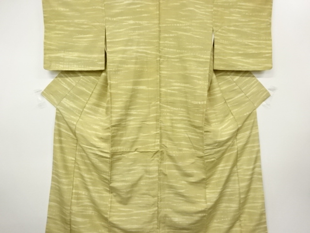 JAPANESE KIMONO / ANTIQUE KIMONO / SILK / TSUMUGI / STRIPE